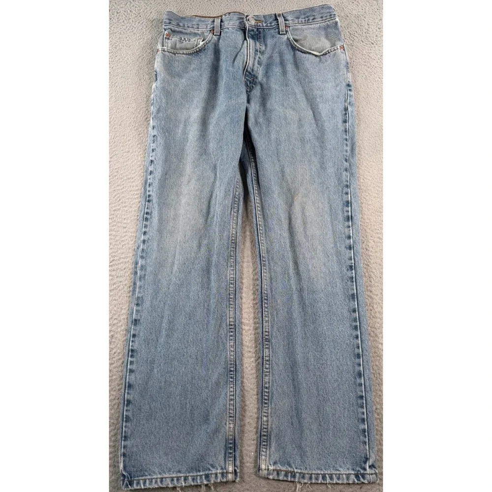 VTG Levi's 505 Jeans Mens 32x29 Blue Denim Regular Fit Straight Leg 90s 1999